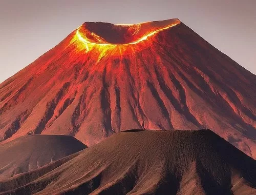Mars Volcano