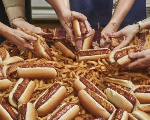 hot dog eating contest